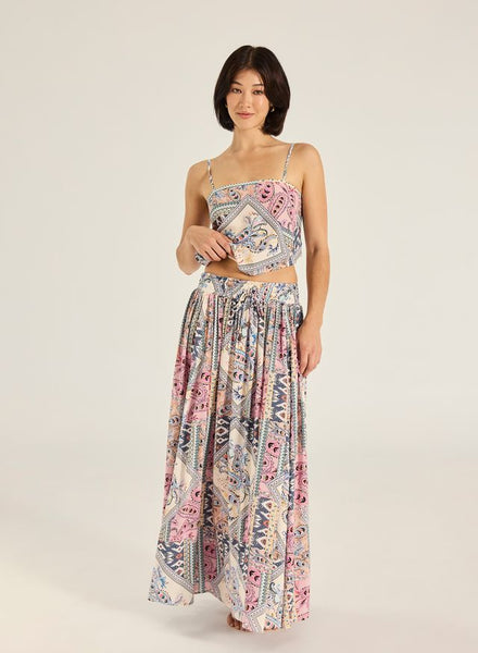 Solara Malina Maxi Skirt - Bandana - et seQ fashion