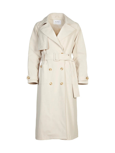 Carrie Trench Coat - Birch A FURTHER 15% OFF AUTOMATICALLY APPLIED AT CHECKOUT - et seQ fashion
