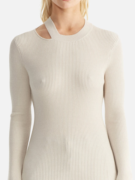 Tamsin Knit Top - Birch A FURTHER 15% OFF AUTOMATICALLY APPLIED AT CHECKOUT