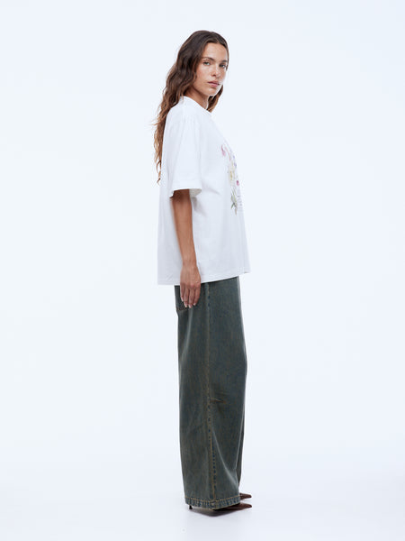 Bouquet Tee - Vintage White - et seQ fashion