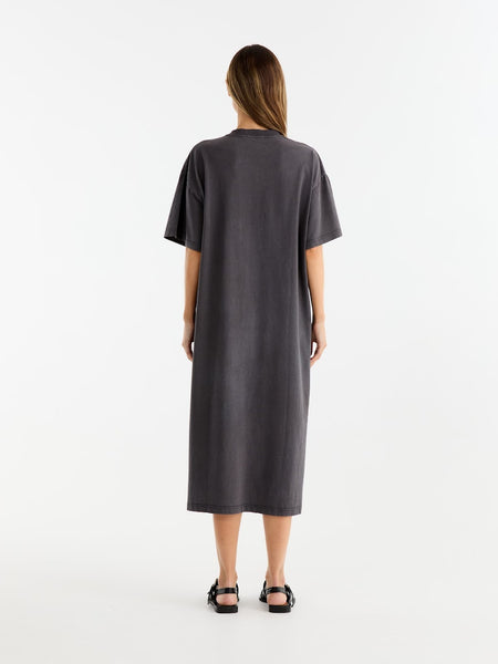 World Tour Tee Dress - Faded Black - 30% OFF AUTOMATICALLY APPLIED AT CHECKOUT
