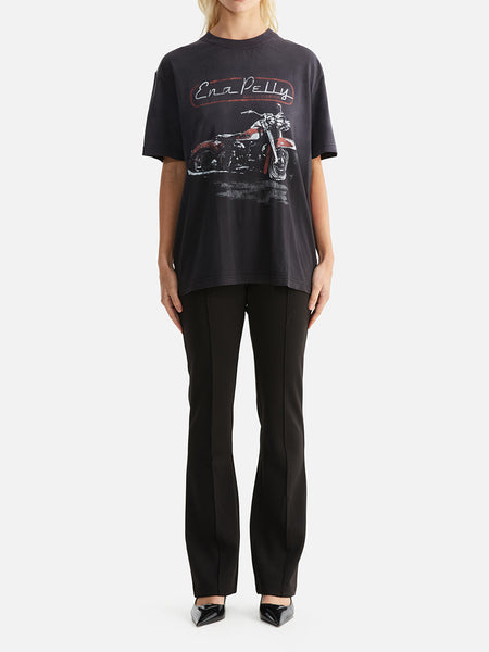 Jessie Oversized Tee Motorbike - Vintage Black - 30% OFF AUTOMATICALLY APPLIED AT CHECKOUT
