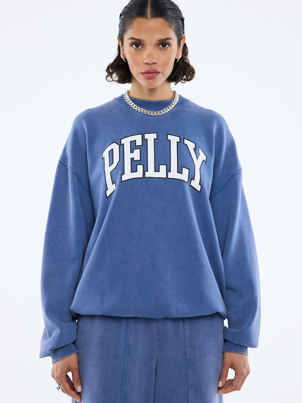 EP Varsity Sweatshirt - Indigo Wash
