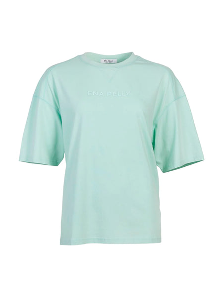 EP Splash Oversized Tee - Aqua Splash