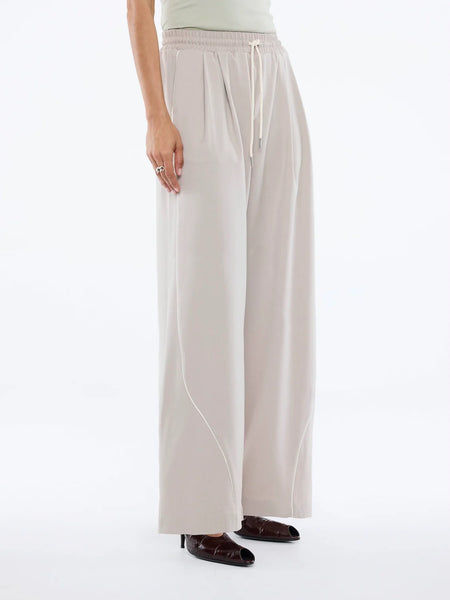 Bowie Wide Leg Pants - Sand