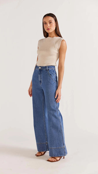 Eva Denim Jeans - Mid Blue -25% OFF AUTOMATICALLY APPLIED AT CHECKOUT