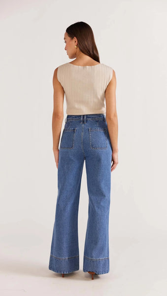 Eva Denim Jeans - Mid Blue -25% OFF AUTOMATICALLY APPLIED AT CHECKOUT