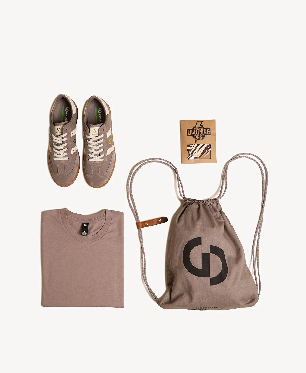 2001 Parallel - Moonbeam/Mushroom Canvas Goodsole X AS Colour Bundle