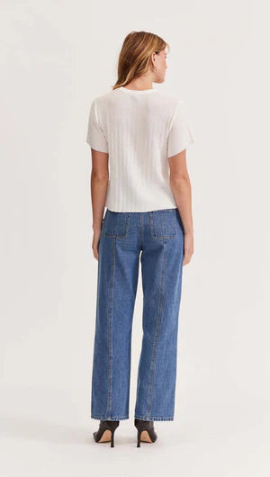 Idol Fine Knit Tee - White