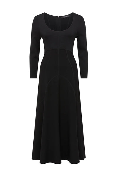Winter Crepe Bodice Dress - Black A FURTHER 15% OFF AUTOMATICALLY APPLIED AT CHECKOUT