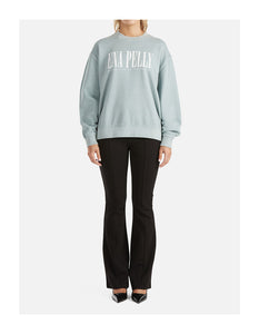 Lilly Oversized Sweater City Logo - Seafoam Wash - 25% OFF AUTOMATICALLY APPLIED AT CHECKOUT