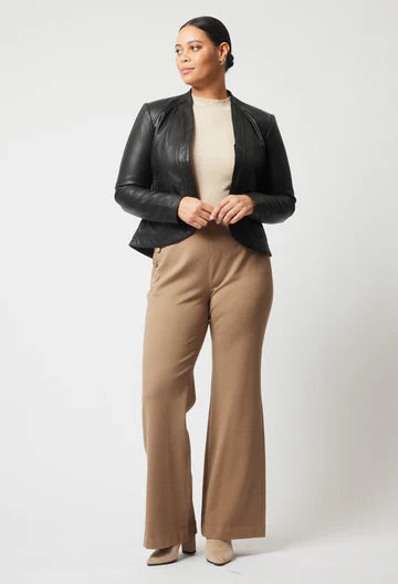 Phoenix Viscose Nylon Twill Flared Leg Pant - Sesame A FURTHER 15% OFF AUTOMATICALLY APPLIED AT CHECKOUT