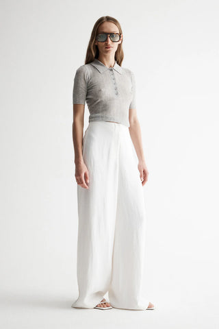 Kona Knit Top - Light Grey - 30% OFF AUTOMATICALLY APPLIED AT CHECKOUT
