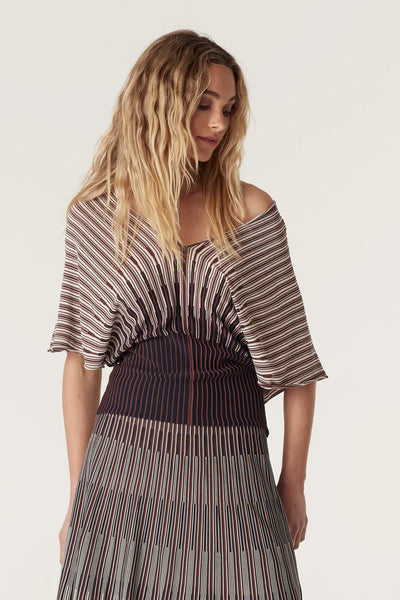 Madrid Crepe Top - Tile Jacquard - 30% OFF AUTOMATICALLY APPLIED AT CHECKOUT