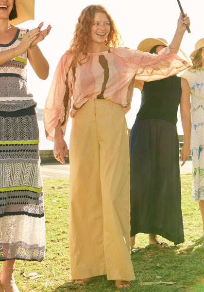 Toya Wide Leg Pant - Camel - 30% OFF AUTOMATICALLY APPLIED AT CHECKOUT