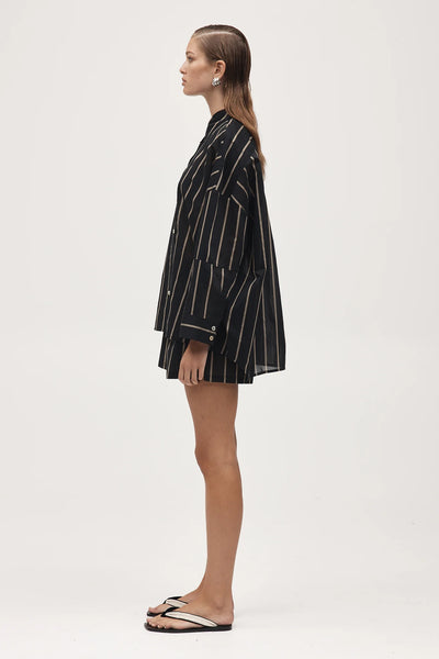 Edie Shirt - Black Stripe - 25% OFF AUTOMATICALLY APPLIED AT CHECKOUT