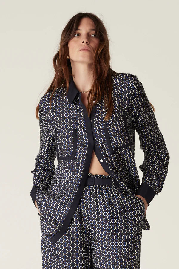 Willa Blouse - Chain Print