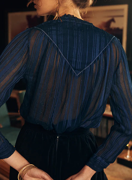 Cabaret Blouse - Teal