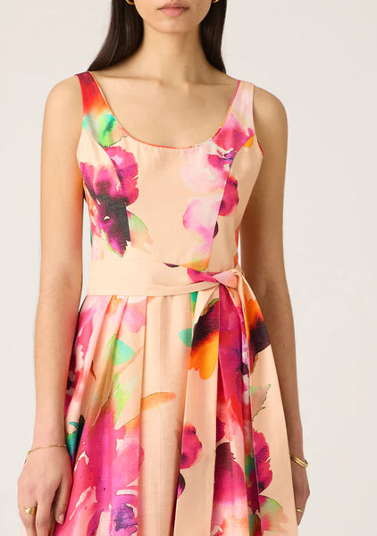 Stella Midi Dress - Stella Print