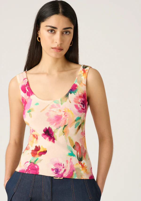 Stella Knit Tank Top - Stella Print