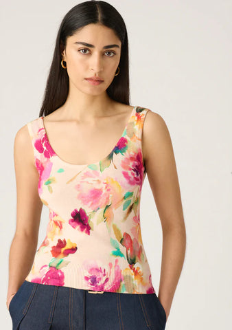 Stella Knit Tank Top - Stella Print