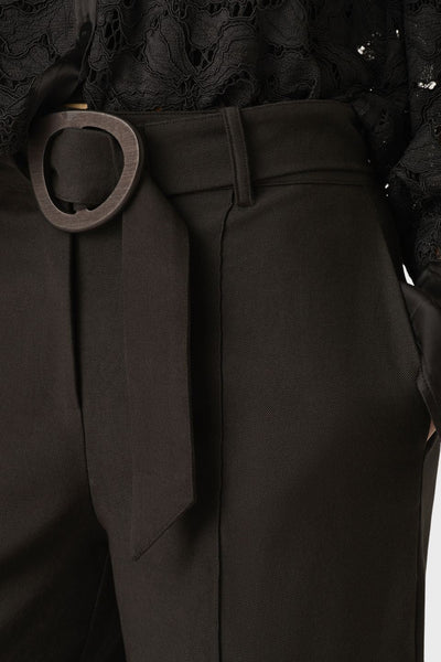 Lis Wide Leg Pants - Black