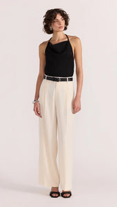 Sabine Wide Leg Pants - Cream