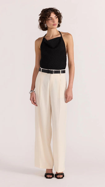 Sabine Wide Leg Pants - Cream