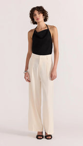 Sabine Wide Leg Pants - Cream
