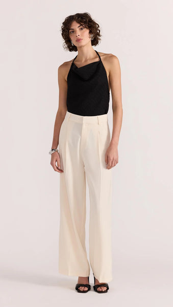 Sabine Wide Leg Pants - Cream