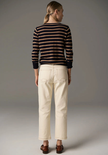 Beech Stripe Knit - Toffee/Ink