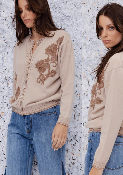 Cherish Cardigan - Frappe/Frost
