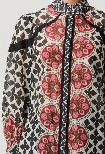 Astrid Cotton Silk Shirt - Country Tapestry