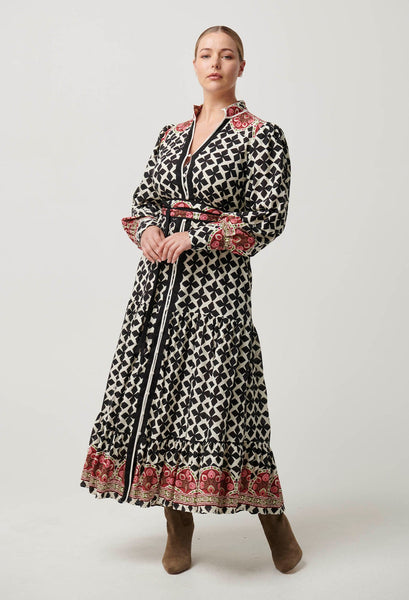 Marielle Linen Viscose Dress - Country Tapestry