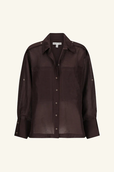 Celeste Shirt - Ganache