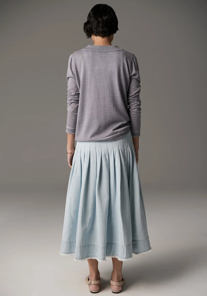 Reece Denim Skirt - Light Wash