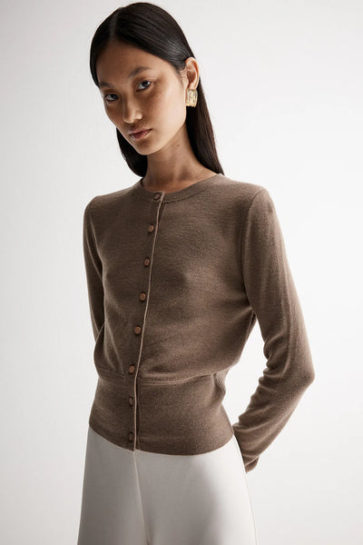 Madeleine Knit Cardigan - Camel