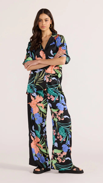 Ravina Drawstring Pant - Floral