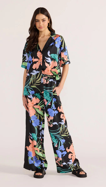 Ravina Drawstring Pant - Floral