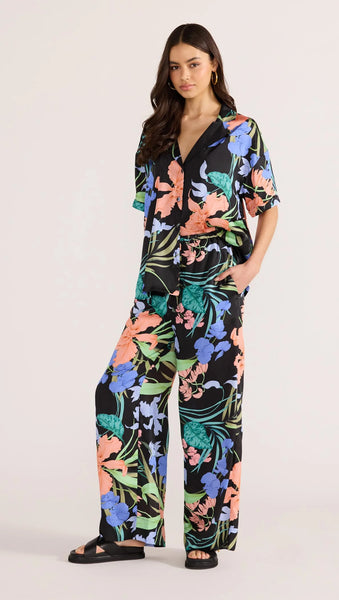 Ravina Drawstring Pant - Floral