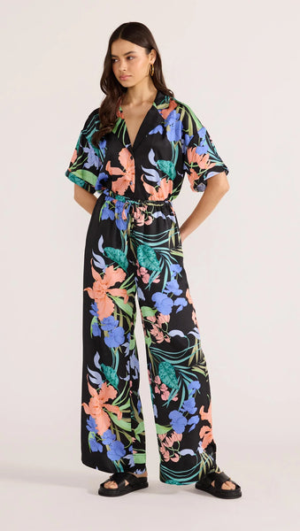 Ravina Drawstring Pant - Floral