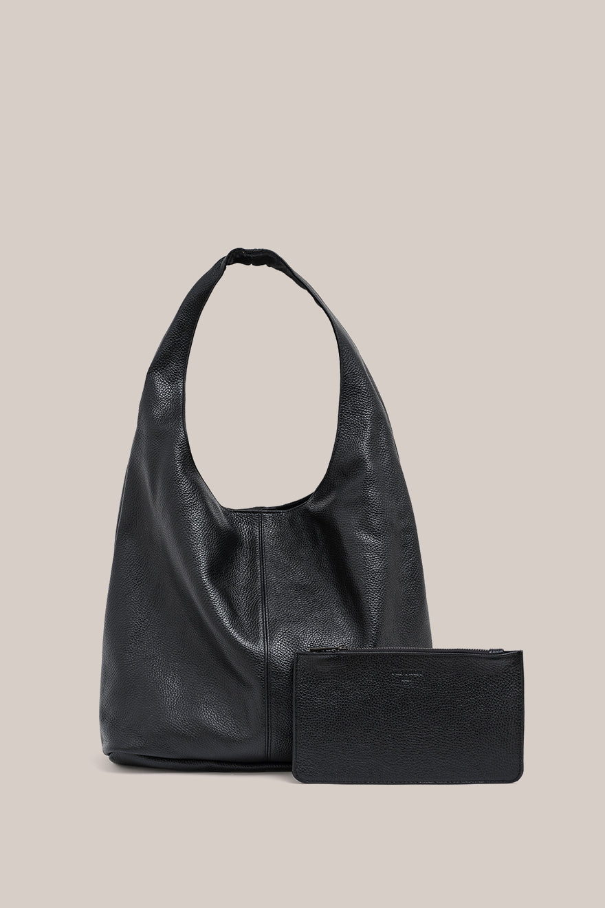 Scarlett Hobo - Black Leather