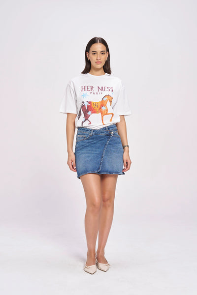 Her Mess Oversize Tee