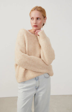 Woman’s Sweater Zolly - Light Beige Melange