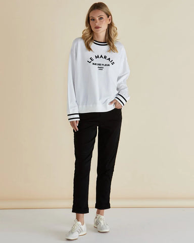 Marais Sweat - White - PRE ORDER