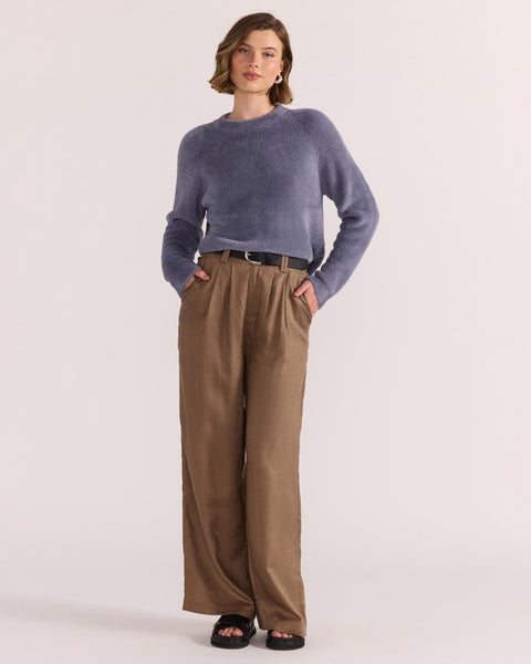 Celina Cozy Jumper - Steel/Blue