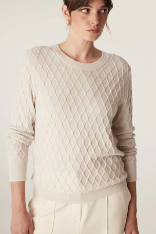 The Hampden Merino Jumper - Antique White