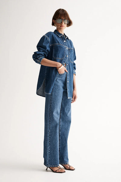 Odin Denim Shirt - Dark Indigo