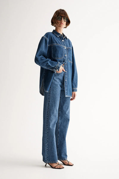 Odin Denim Shirt - Dark Indigo