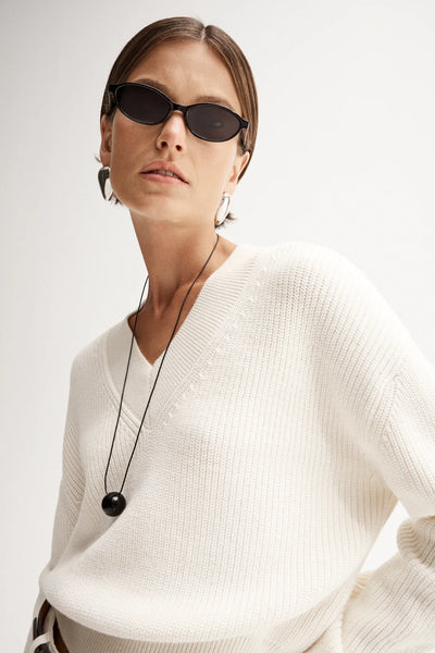 Chester Knit Jumper - Ecru